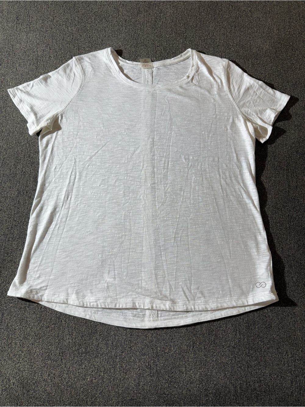 Calia White Short-Sleeve Crewneck Tee